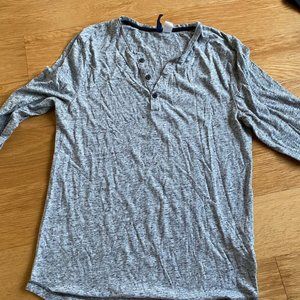Grey Henley Top